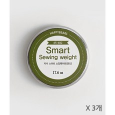 패션스타트 [알뜰패키지] 문진 소잉웨이트 자석 스마트 3개입, 실버, 3개