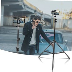 스마트폰 긴 스탠드 방송 촬영 삼각대 강의 브이로그 bil+6377Zk