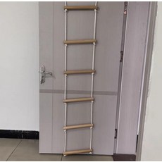 클라이밍 보드 가정용 볼더링 행보드 세트 휴대용 가벼운, 프리미엄 로프 사다리