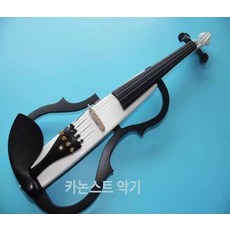 블루투스 전자 바이올린 초보자용 음소거 악기 핸드메이드, 1개, 화이트, 기본 모델명/품번