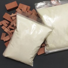 台灣發貨 模型瓦片磚塊微景觀迷你青磚建築仿真紅磚手工材料水泥造房子 WLN1, 米砂漿, 1個