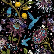 Luvdecor 필 앤 스틱 벽지 블랙 꽃무늬 벽지 탈착식 보헤미안 새 월페이퍼 침실 임차인 친화적 자체 접착 접촉 용지 선반 캐비닛용 44.5 x 299.7cm(17.5 x, Luvdecor 필 앤 스틱 벽지 블랙 꽃무늬 벽지 탈