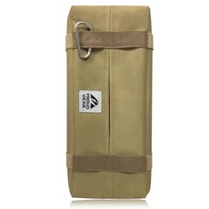 Dione 台灣出貨日本進口 森活露營面紙盒套-軍綠/卡其 帆布面紙盒套 露營風面紙盒, 卡其