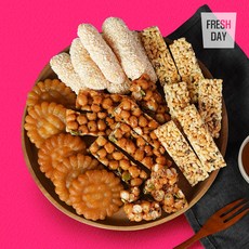 [한과명인] 전통 우리밀 약과 MZ세트, 약과 쌀강정, 2박스, 570g