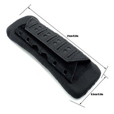 WYNEX 戰術肩墊緩衝防滑襯墊, 黑色,戰術肩墊[1個裝]