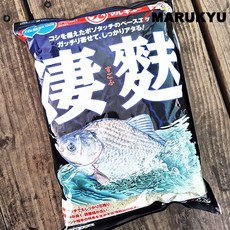 마루큐 스고후(처부) 확산성 집어제 콩알떡밥 민물떡밥 붕어낚시, 1개, 600ml