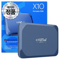 마이크론 크루셜 X10 C타입 포터블 미니 휴대용 외장SSD, Blue, 4TB