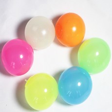 야광 말랑이 스퀴시 촉감놀이 스트레스볼, 6개, 혼합