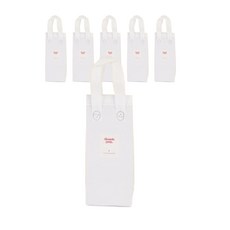 일회용 피크닉 도시락 미니 보냉백 보냉가방 쿨러백 대형 (스티커 포함), 6개, 화이트