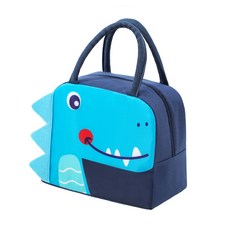 우리아이 소풍 견학 체험 피크닉 런치 간식 보온 보냉 도시락가방, 1개, 공룡