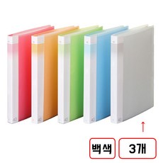 반투명 클리어 화일(A4), 1세트, (40매/백색/F527-71/N4608390)3개