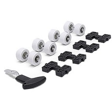 스노우드림 롤러슈즈 액세서리 부품 통용 휠리스 액세서리 가족사진, 1개, 옵션A (화이트 사륜)