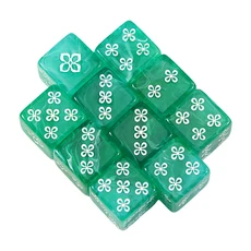 10pcs D6 주사위 세트 독특한 잎/꽃/연인 심장/다이아몬드 패턴 파티 엔터테인먼트, 04 04