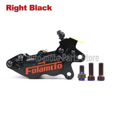 범용 오토바이 브레이크 캘리퍼 HF6 F101 디스크 BWS RSZ 줌머 조그 GTR GY6 MSX125 혼다 Cbr용 4 피스톤, 08 Right Black