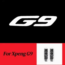 Xpeng G6 G9 2023 2 Pcs LED 자동차 도어 엠블럼 라이트 환영 램프 무선 프로젝터 액세서리, 04 6000K 콜드 화이트, 01 4500천, 01 0.5W(와트)