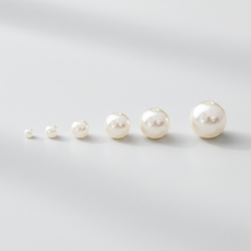 아크릴 진주 비즈 구슬 부자재 6mm 8mm 10mm 12mm 14mm 키링 폰 스트랩 팔찌 만들기 악세사리 공예재료, 14mm( 40개 ), 1개