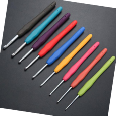 뜨개질 바늘 실리콘 손잡이 코바늘 2.0mm-10.0mm, 3.5mm