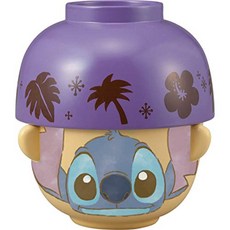 [캐릭터 2종] Sunart 일본 디즈니 밥그릇 세트 캐릭터 식기, 1세트, 스티치