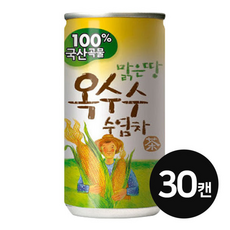캔음료 웅진 옥수수수염차 (), 1개, 180ml