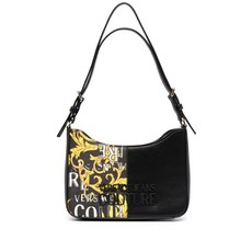 베르사체진쿠튀르 그래픽 로고 프린트 숄더 백