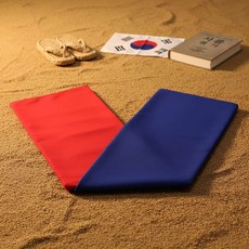 성인 단체운동회 전통씨름샅바 55x350cm 프리사이즈 빨강파랑 전연령샅바 학교 어린이씨름