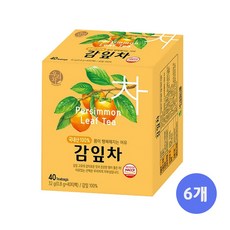 우리차 감잎차, 40개입, 6개