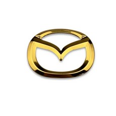 마쯔다 스피드 악셀라 아텐자 자동차 스티어링 휠 센터 엠블럼 스티커 내부, A. For Mazda, 2. 노란색