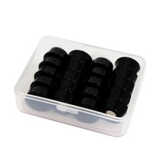 [마그피아] 칼라원형 자석홀더 (미니) 15mm 20개입, 흰색