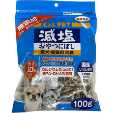 CAL PET 減鹽小魚乾 減鹽50% cut 100g, 1個, 減鹽