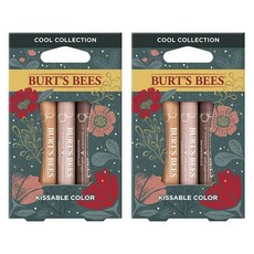 버츠비 키사블 컬러 쿨 콜렉션 기프트 3종 세트, 2개, Apricot + Grapefruit