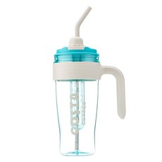 코스타커피 도파민 아이스 빨대컵 HC03JPS-08-L, 스트리머블루, 1개, 1100ml