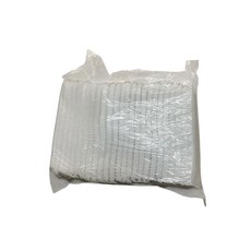 拋棄式不織布浴帽 (毛毛蟲式), 100個, 白色
