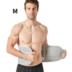 호밍사이 허리보호대 통기성 스포츠 보호대 복대 헬스 요가해요 압박 지지대 남녀공용, 그레이, 1개