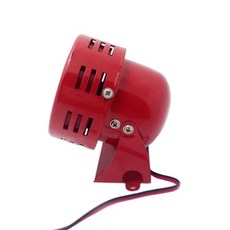 후진벨 화물차 백부져 300DB 전기 모터 구동 에어 혼/사이렌 경보기 자동차 트럭용 - 12V 소형 미니 레이드 혼 레드 디자인, [01] 옵션1