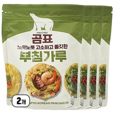 곰표 부침가루 소용량 지퍼백 구성, 2kg, 2개