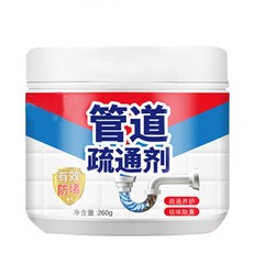 水管疏通劑 馬桶疏通劑 疏通粉 馬桶清潔劑 強效清潔 廁所清潔 快速疏通, 1個, 260g【高效款】