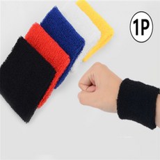 건shop디자인 컬러 운동 손목 보호대 1P 운동손목보호대, 노랑