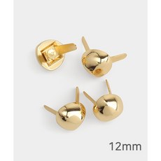 퀼트스타 모던 시크 가방발 세트 12mm_골드, 골드, 1세트