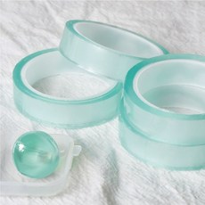 彩色透明膠帶黏黏球 解壓玩具, 冰透球膠帶--綠色, 1個