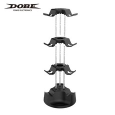 DOBE 遊戲控制器充電座, 黑色, 1個, DOBE 12合1手把充電收納架(美規) TY-6801