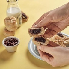 한입 국화빵 통팥앙금 맛있는 어린이 간식 대용량 냉동빵, 2개, 750g