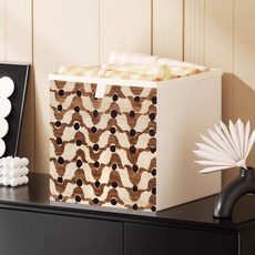 부직포 수납함 리빙박스 소품정리함 정리함 접이식 옷장수납 정리박스 30x30x30cm, 1개, G. SNX42 7