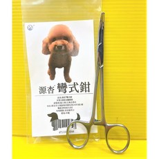 四寶的店附發票 海寶 【果酸 清耳液 120ml 】犬 貓 可 溶解 耳垢 (寵物美容師 考試 必備品), 1個, 120ml, （彎式）止血鉗