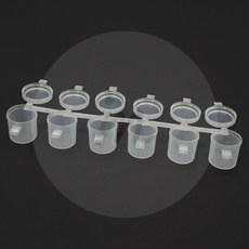 꿀이맘 반투명 6구 물감통 10ml 고체물감