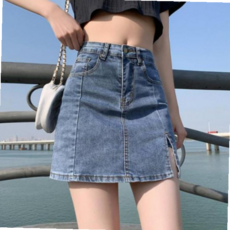 A라인 여성 속바지 가을 데님 미니 봄 스커트 59000EA 1EA