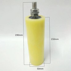 나일론 슬라이드 게이트 가이드 롤러 플라스틱 어셈블리 지원 베어링 휠 슬라이딩, 색상: 2. 9