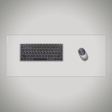 GOGOFREE 강화유리 마우스패드 게이밍 마우스 장패드 330X800mm XXXL, 1개, 반투명,330x800mm