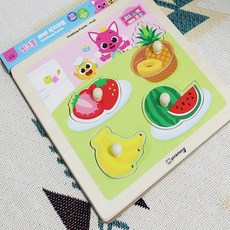 티케이마켓 유아 꼭지퍼즐놀이 과일 창의력, 1개