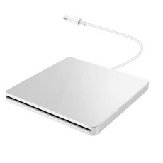 USB 외장 CD/DVD 드라이브 C 타입 휴대용 프리 CD 영화 플레이어 노트북 PC 윈도우용, 1개
