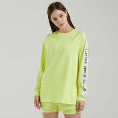 TUBE TREE HMUS Alona寬鬆版型女款長袖T恤 防曬 螢光